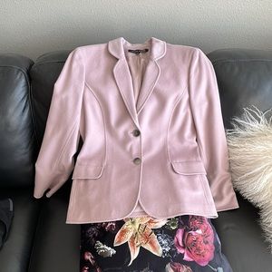 100% Cashmere Blazer Jacket by Anne Klein Sz 8